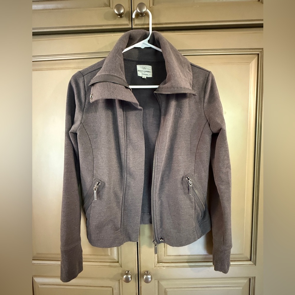 Ladies Womens  Banana Republic Zip-Up Jacket sweatshirt, size  XS gray